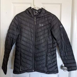 Mountain Hardwear, womens medium, black puffy.